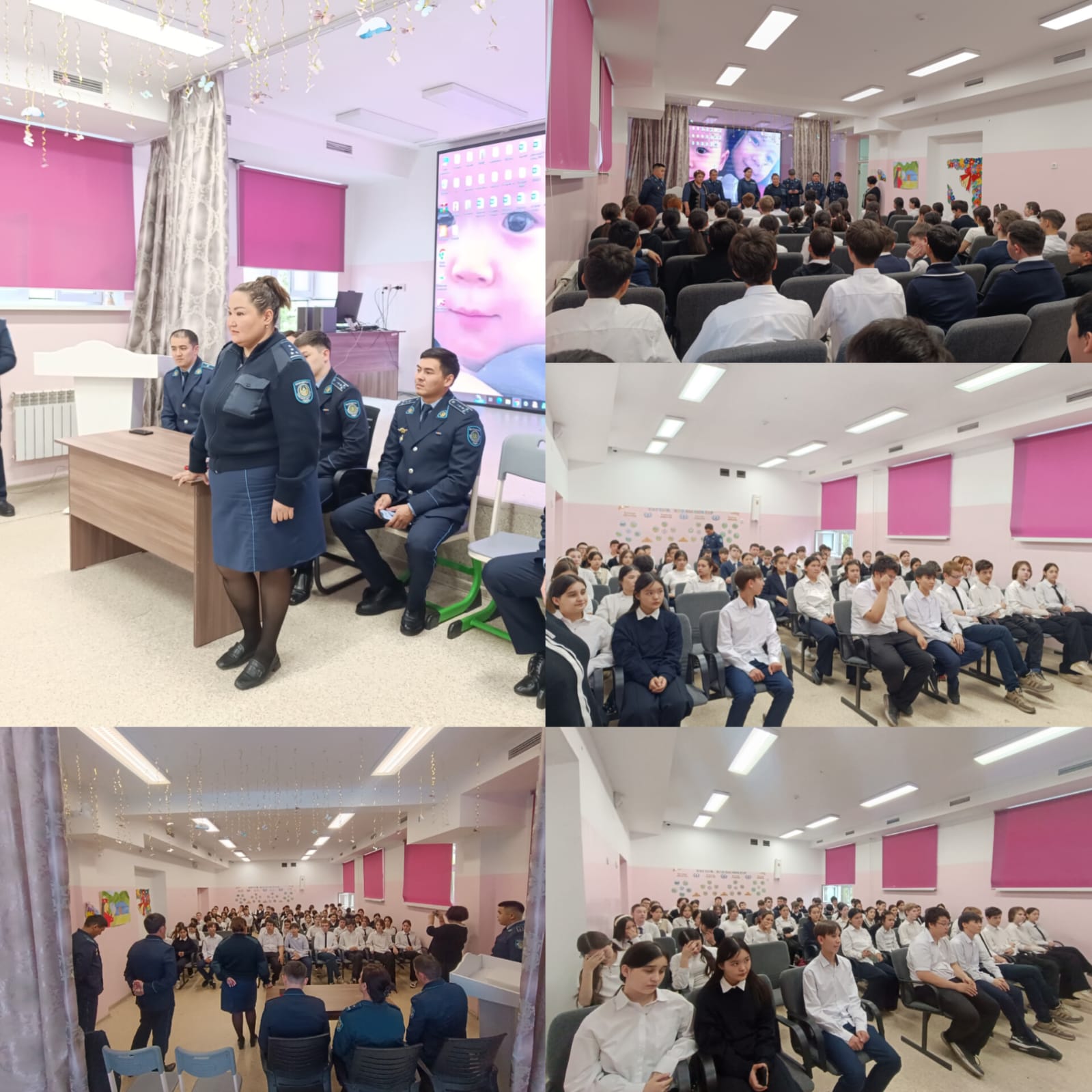 8-11 сынып оқушыларына «Кәмелетке толмағандардың әкімшілік және қылмыстық жауапкершілігі», «Есірткі және оның денсаулыққа зияны» тақырыптарында дәріс